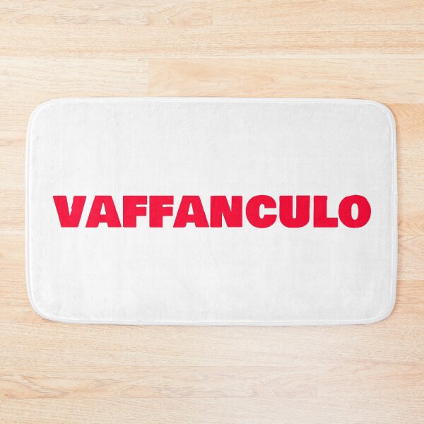 Item preview, Simple Bold Vaffanculo red text Italian word designed and sold by EmeraldeaArt.