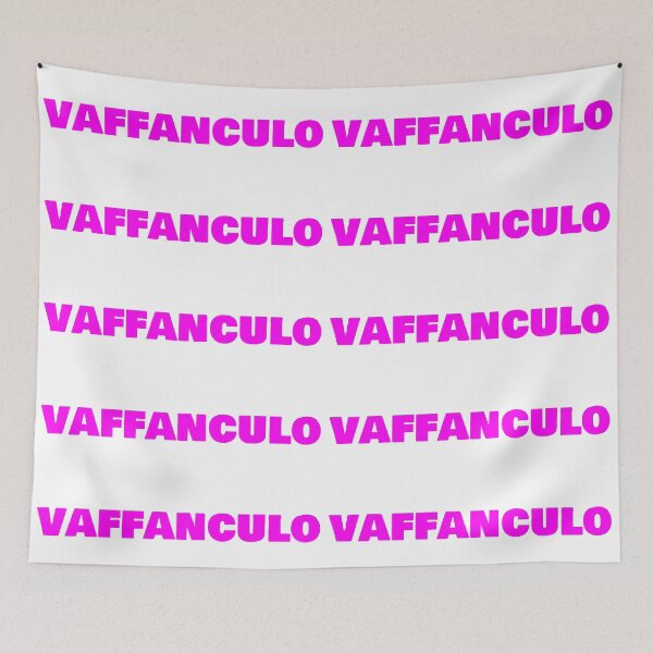 Item preview, Simple BOLD Vaffanculo PINK text Italian word designed and sold by EmeraldeaArt.
