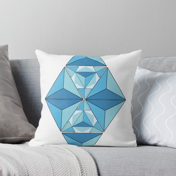 Item preview, Blue Geometric Crystal Vector Illustration designed and sold by JashJhaveri.