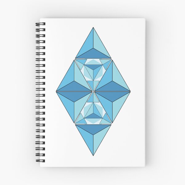Item preview, Blue Geometric Crystal Vector Illustration designed and sold by JashJhaveri.