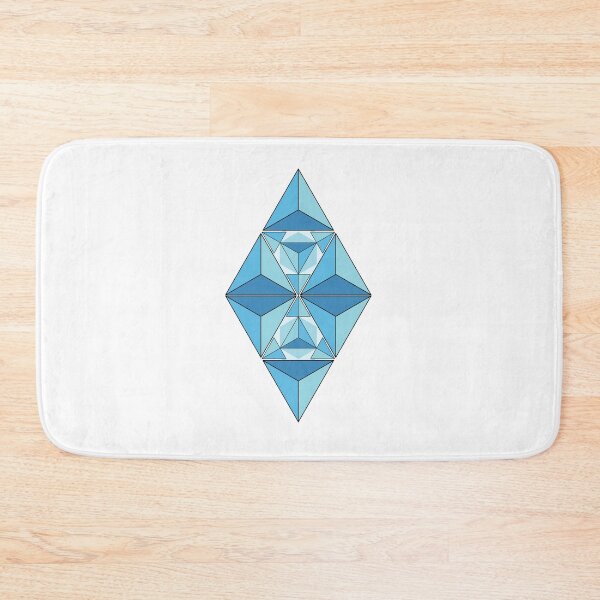 Item preview, Blue Geometric Crystal Vector Illustration designed and sold by JashJhaveri.