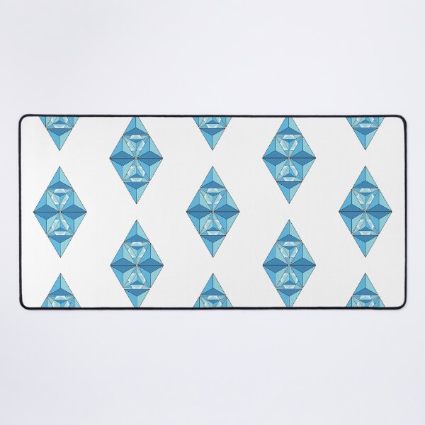 Item preview, Blue Geometric Crystal Vector Illustration designed and sold by JashJhaveri.