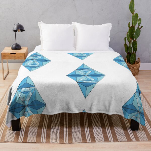 Item preview, Blue Geometric Crystal Vector Illustration designed and sold by JashJhaveri.