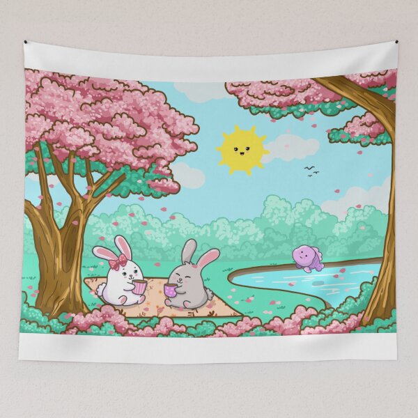 Item preview, Spring picnic under cherry trees  designed and sold by Hello-Cuties.