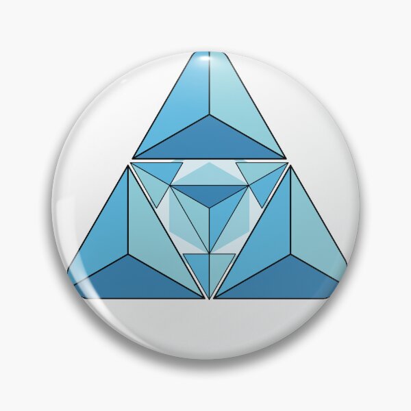 Item preview, Blue Geometric Crystal Vector Illustration designed and sold by JashJhaveri.