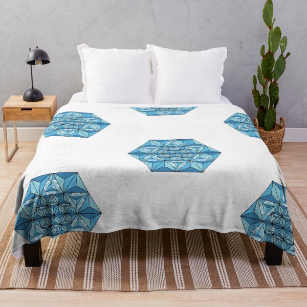 Item preview, Blue Geometric Crystal Vector Illustration designed and sold by JashJhaveri.