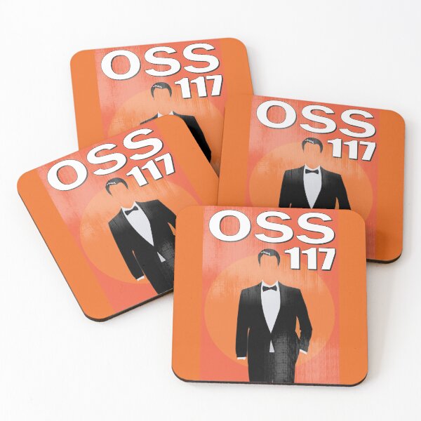 Item preview, OSS117 poster fan art illustration designed and sold by Studio RTN.