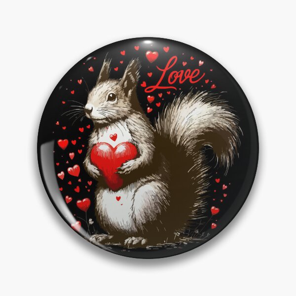 Item preview, Squirrel Love Happy Valentines Day designed and sold by TomFrontierArt.