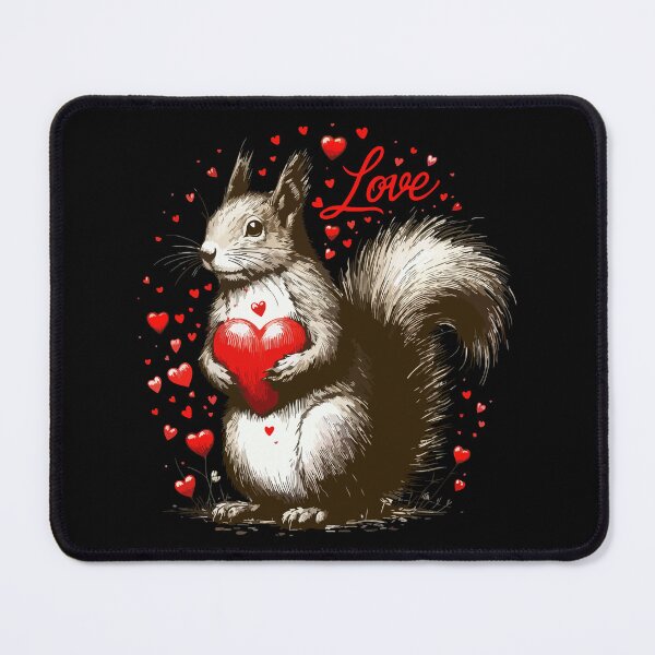 Item preview, Squirrel Love Happy Valentines Day designed and sold by TomFrontierArt.