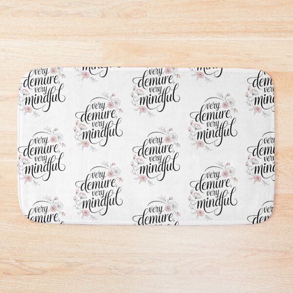 Item preview, Very Demure Very Mindful Elegant Minimalist Motivational Quote designed and sold by BunBuntheDog-.