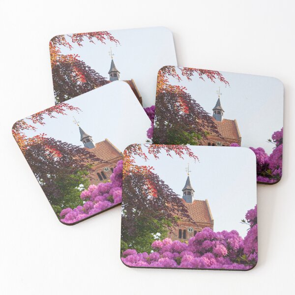 Item preview, Johanneskirche with rhododendron blossom, Bad Zwischenahn designed and sold by Torsten  Krüger.