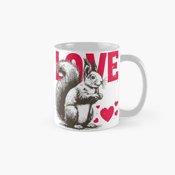 Item preview, Squirrel Love Happy Valentines Day Vintage designed and sold by TomFrontierArt.
