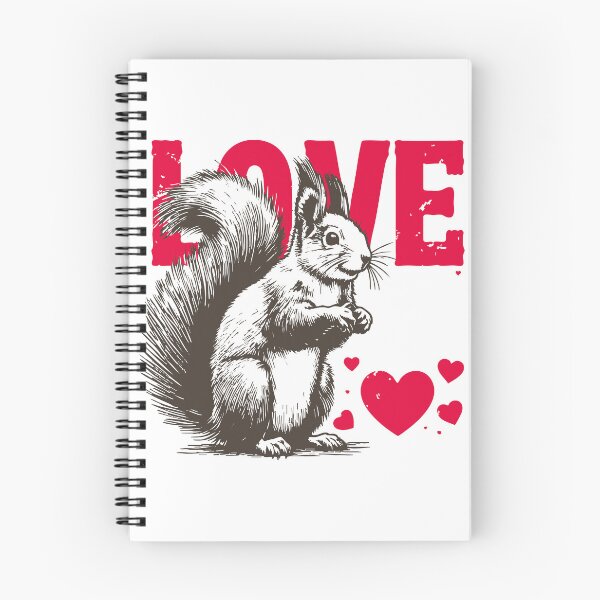 Item preview, Squirrel Love Happy Valentines Day Vintage designed and sold by TomFrontierArt.
