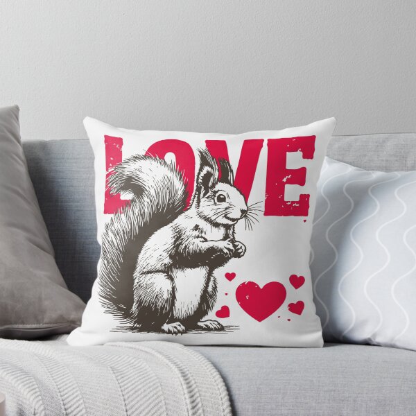 Item preview, Squirrel Love Happy Valentines Day Vintage designed and sold by TomFrontierArt.