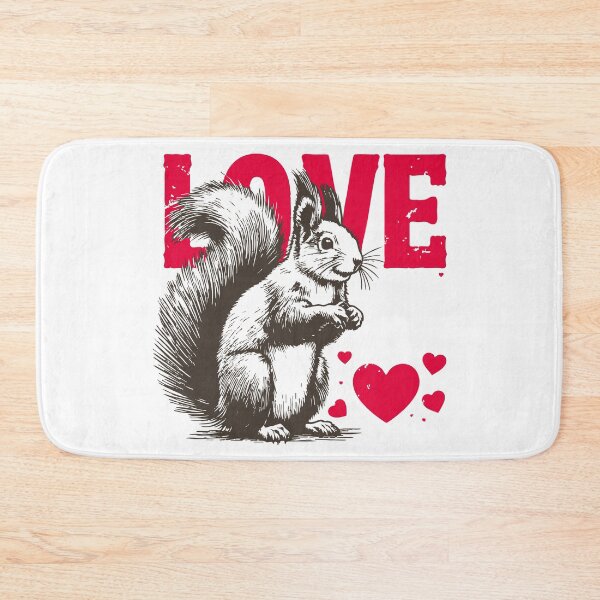 Item preview, Squirrel Love Happy Valentines Day Vintage designed and sold by TomFrontierArt.