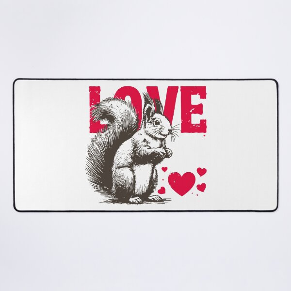 Item preview, Squirrel Love Happy Valentines Day Vintage designed and sold by TomFrontierArt.