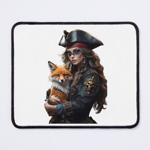 Item preview, Pirate Queen & Her Loyal Fox designed and sold by Art is my Voice .