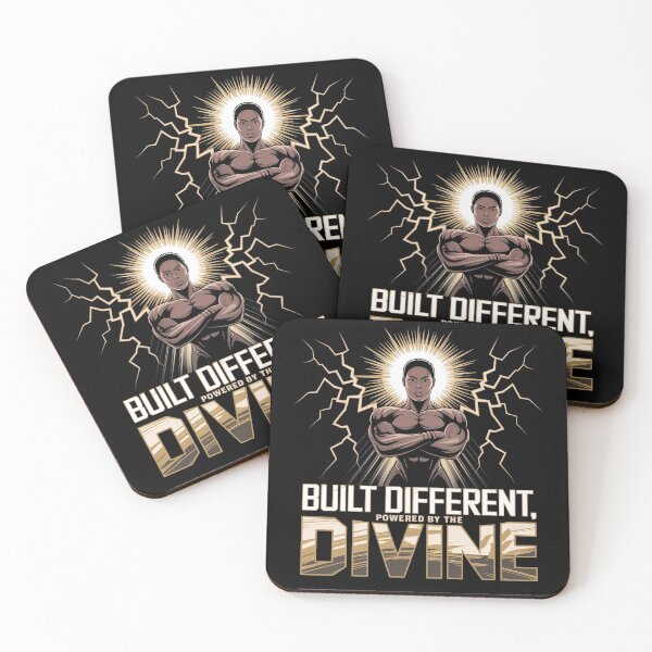 Item preview, Built Different, Powered by the Divine - Version 1 Spiritual designed and sold by mygiftideas.