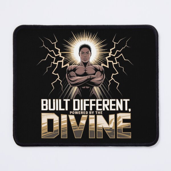 Item preview, Built Different, Powered by the Divine - Version 1 Spiritual designed and sold by mygiftideas.