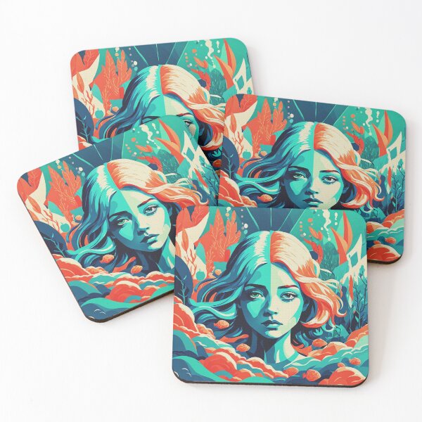 Item preview, Woman floating peacefully underwater designed and sold by Erlin Rudho.