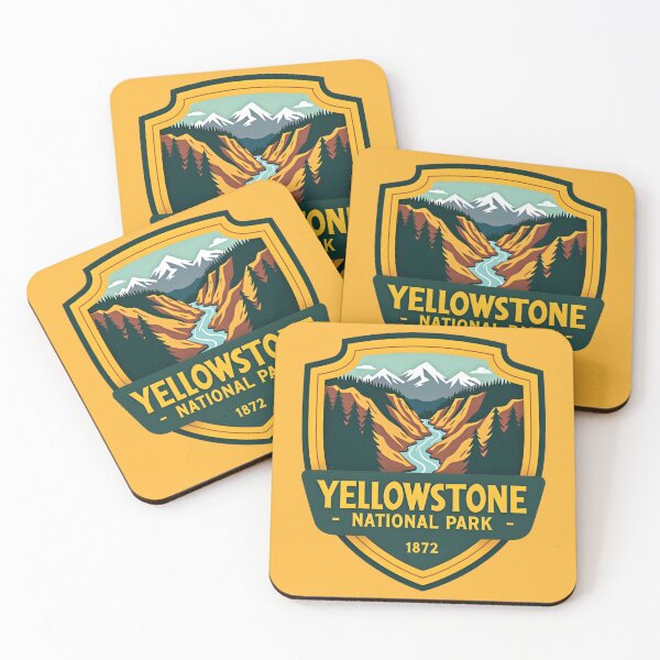 Item preview, Yellowstone National Park - US  designed and sold by GoodOldVintage.