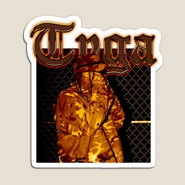 Aperçu de l'œuvre Silhouette Vintage - Tyga créée et vendue par LarcDsgn.