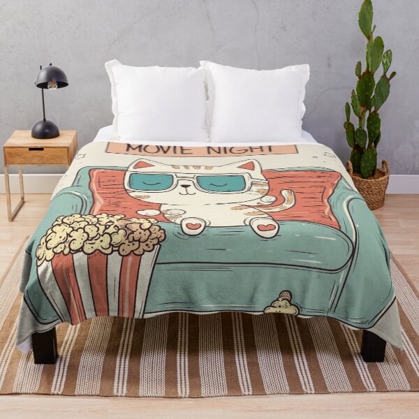 Item preview, Cat Movie Night designed and sold by Rtymer.