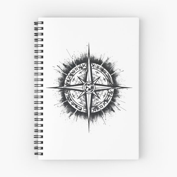 Item preview, Viking Compass designed and sold by Angry Swan Designs.