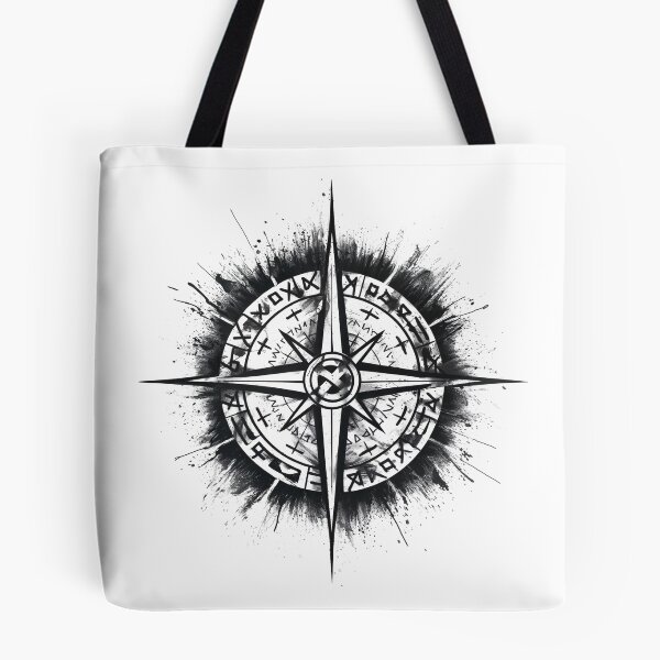 Item preview, Viking Compass designed and sold by Angry Swan Designs.