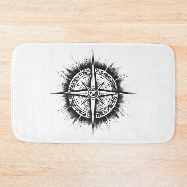 Item preview, Viking Compass designed and sold by Angry Swan Designs.