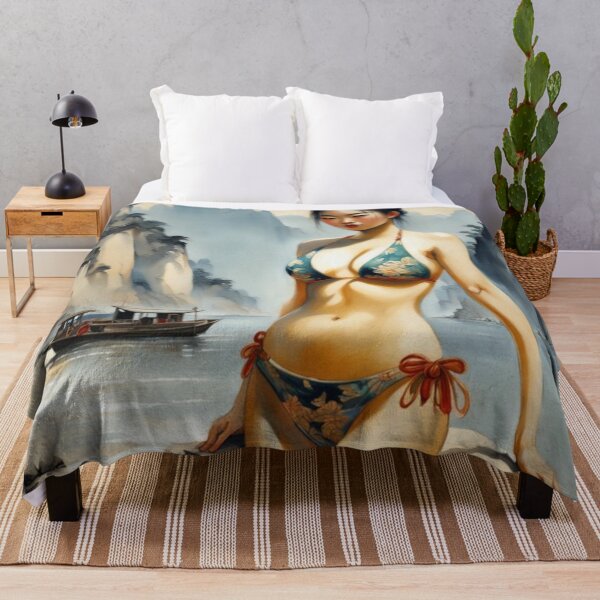 Item preview, Beautiful Chinese girl by river designed and sold by JackFreestone.