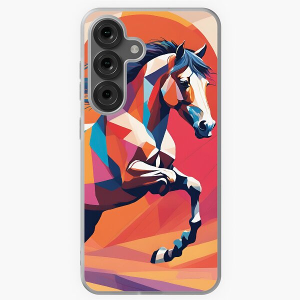 Aperçu de l'œuvre Cheval sauvage géométrique 2 créée et vendue par APOLLO TWENTY ONE.