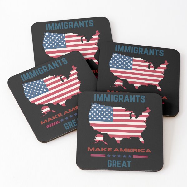 Item preview, IMMIGRANTS MAKE AMERICA GREAT designed and sold by FestivityFinds.