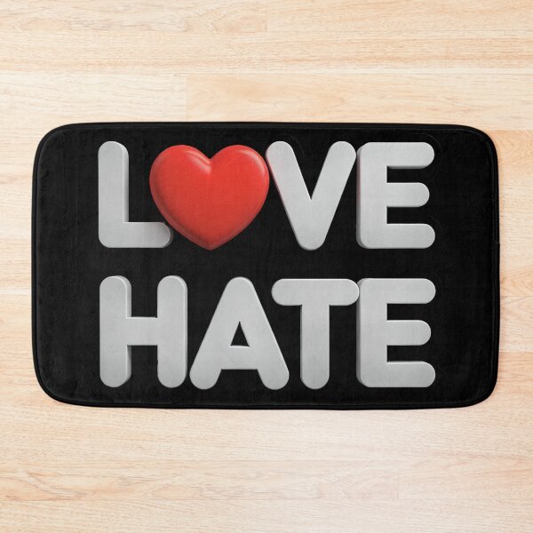 Item preview, Love Hate designed and sold by OliDesigns.
