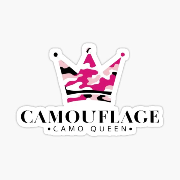 Artikel-Vorschau von Rosa Camouflage Königin Krone Camo Ästhetik, designt und verkauft von CamouflageLab.
