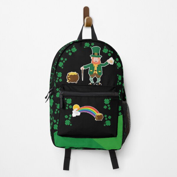 Item preview, Irish Leprechaun celebrating St. Patrick's Day on March 17th with a rainbow and a pot of gold designed and sold by Martapp.