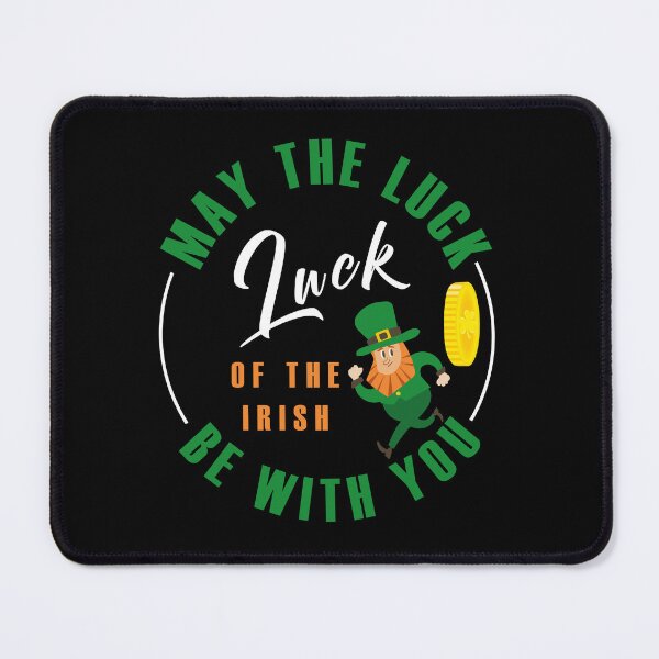 Item preview, St. Patrick's Day, funny leprechaun running in front of a pursuing gold coin, green circular text designed and sold by Martapp.
