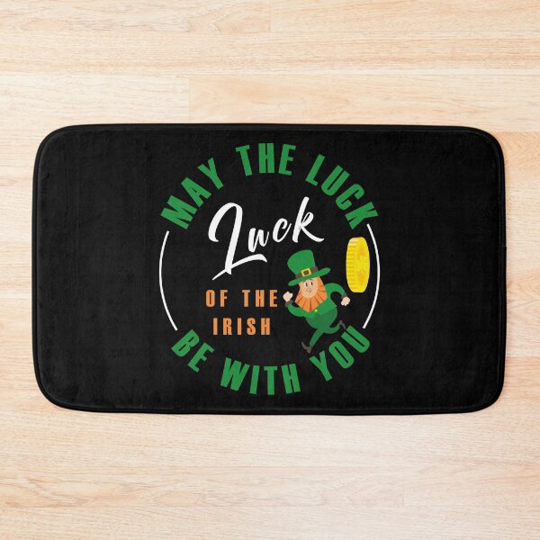 Item preview, St. Patrick's Day, funny leprechaun running in front of a pursuing gold coin, green circular text designed and sold by Martapp.