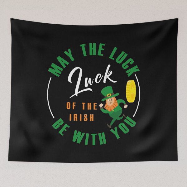 Item preview, St. Patrick's Day, funny leprechaun running in front of a pursuing gold coin, green circular text designed and sold by Martapp.