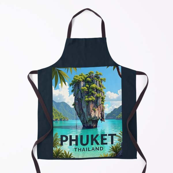Item preview, A Pop Art Travel Print of Phuket - Thailand designed and sold by StudioRedKoala.
