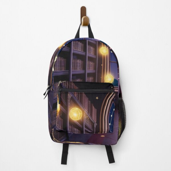 Item preview, Celestial Library at Midnight - Dark Academia Wall Art designed and sold by Bilikaru.