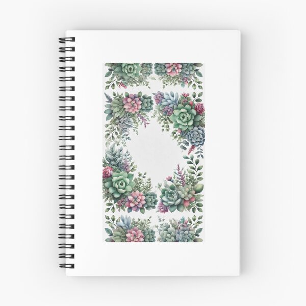 Item preview, Elegant Succulent Floral Frame - Botanical Watercolor Border Design designed and sold by LDArtWork.