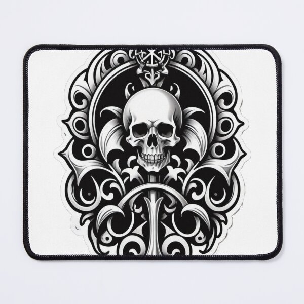 Item preview, skull and cross designed and sold by MOON8BEAM.