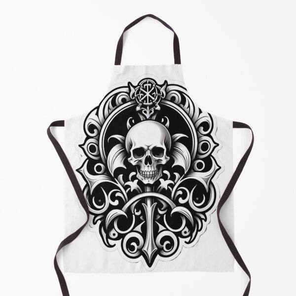 Item preview, skull and cross designed and sold by MOON8BEAM.