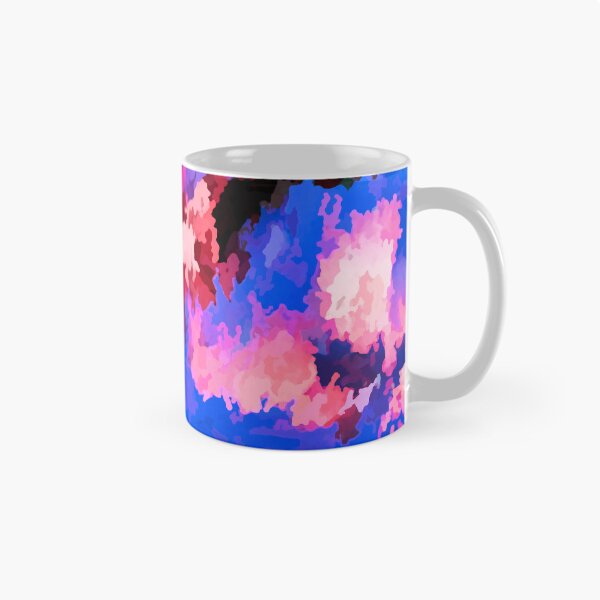 Item preview, Abstract illustration of pink clouds on a blue sky. designed and sold by fishwithout.