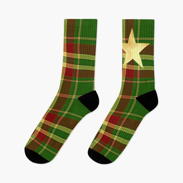 Item preview, Golden Star on gingham green designed and sold by CreaTwinkles.