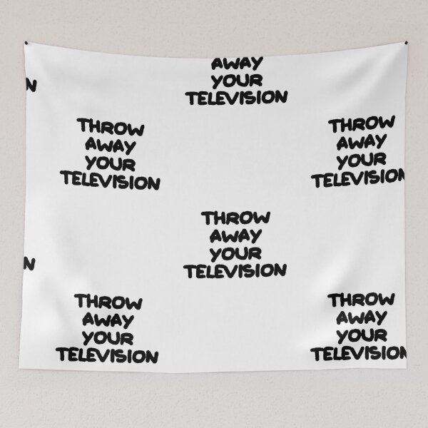 Item preview, Throw away your television designed and sold by JashJhaveri.