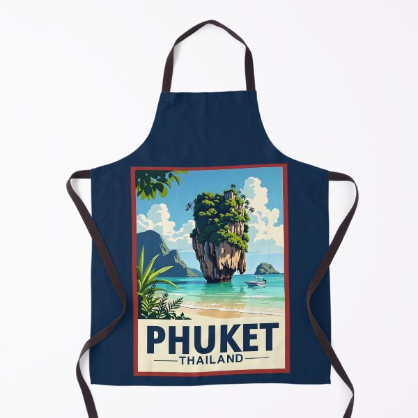 Item preview, A Pop Art Travel Print of Phuket - Thailand designed and sold by StudioRedKoala.