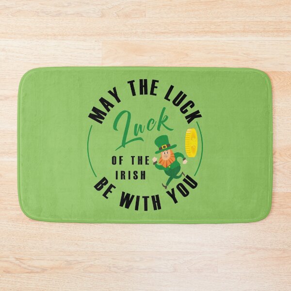 Item preview, St. Patrick's Day, funny leprechaun running in front of a gold coin chasing him, black circular text designed and sold by Martapp.