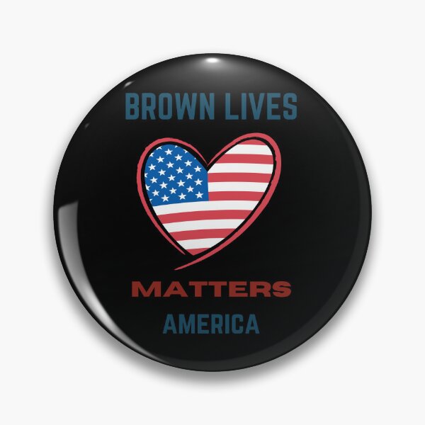 Item preview, BROWN LIVES MATTER AMERICA designed and sold by FestivityFinds.